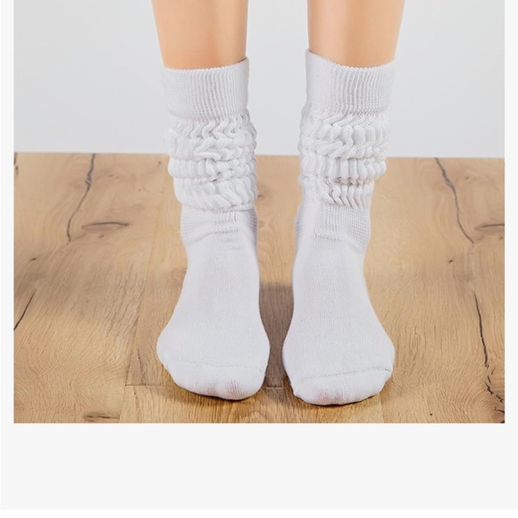 New Various Colors Slouch Socks Cotton Knee High Scrunch Socks - Picture 2 of 10